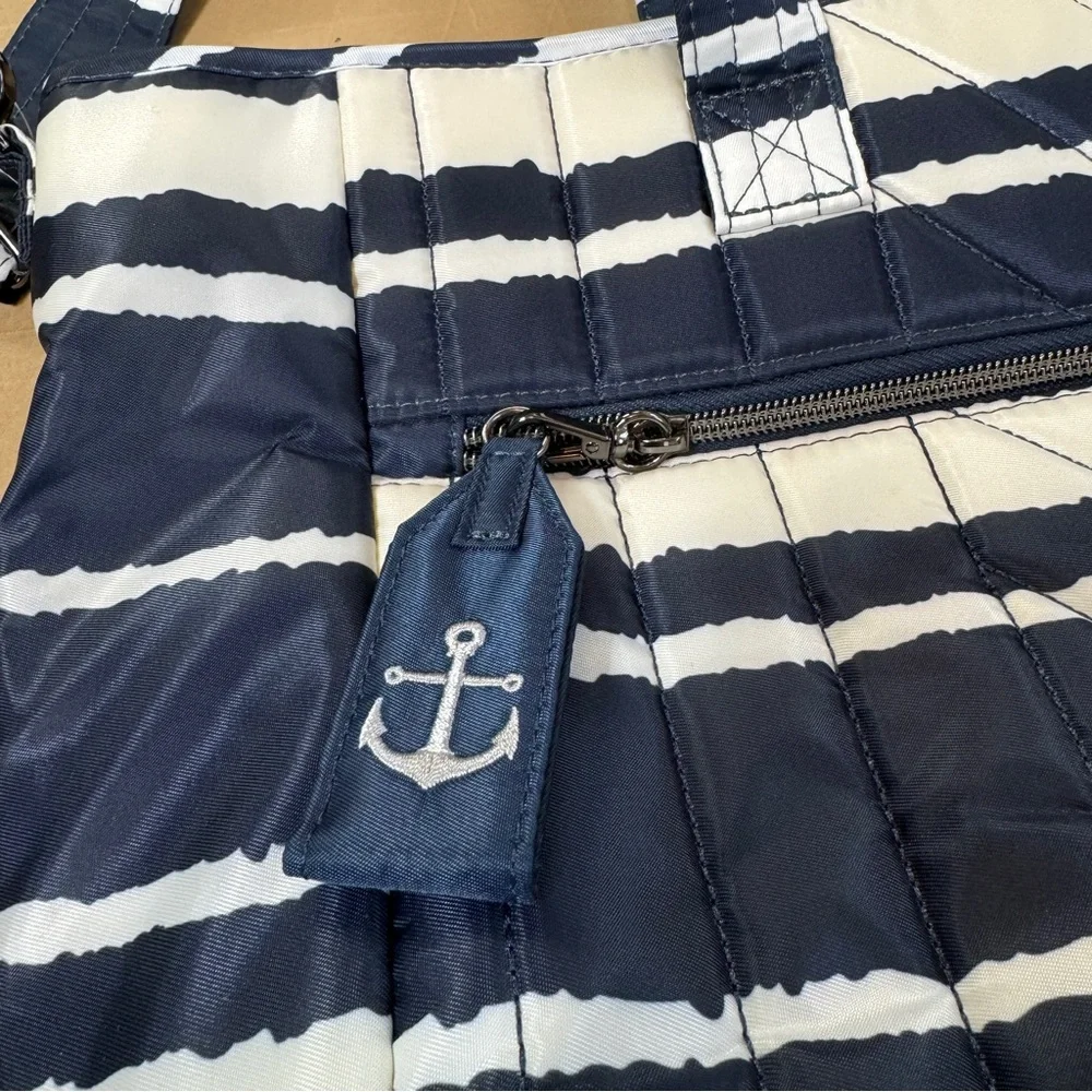 Lug Convertible Carryall Tote-Paddle Blue‎ and White
